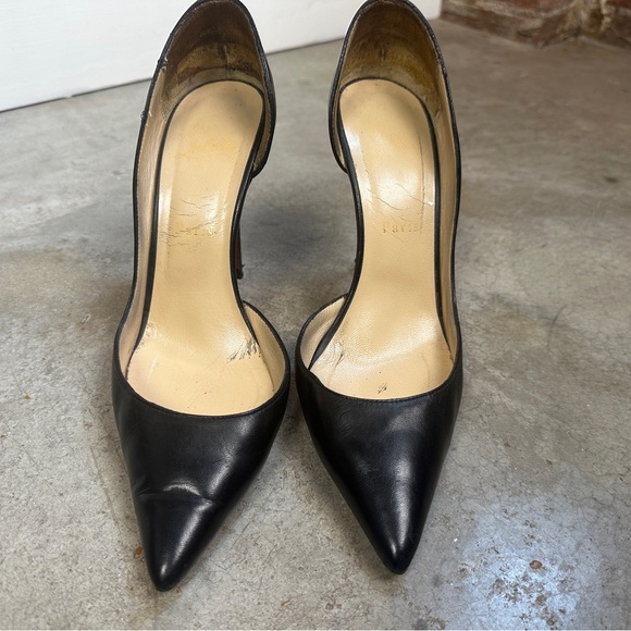 Christian Louboutin Black Patent Leather Heels